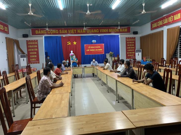 Xã Long Thành Nam, Thị xã Hòa Thành: khai giảng lớp dạy nghề trồng lúa VietGAP